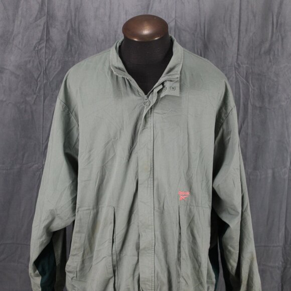 Vintage Jacket - Reebook Cut and Stitched Logo - Men's 2XL - Picture 3 of 10
